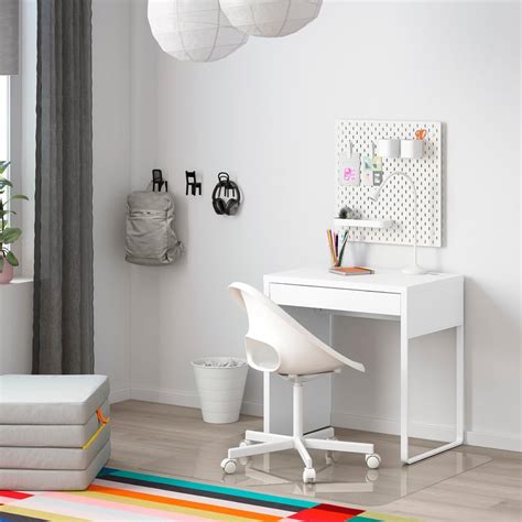 MICKE Desk, white, 73x50 cm - IKEA