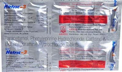 New Hatric 3 Strip Of 10 Tablets: Uses, Side Effects, Price & Dosage ...