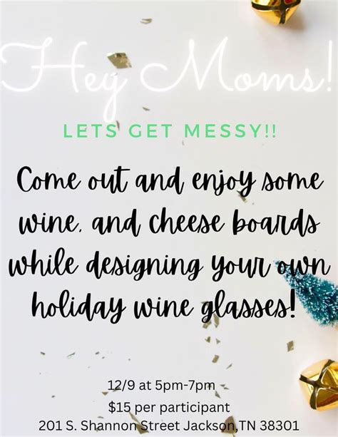 Mom’s Night Out 5PM-7PM wine,painting,charcuterie , 201 South Shannon ...