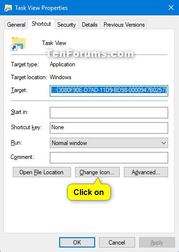 Task View Shortcut 的图像结果