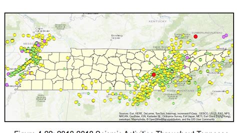 Track earthquakes in Tennessee with interactive map and database