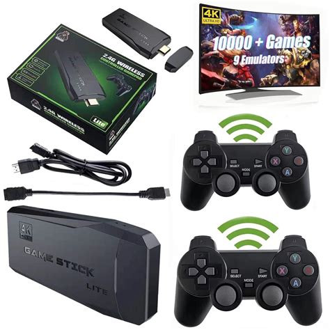 Onyxtron 2023 GameStick Lite Retro Video Games Console, N-Game Stick ...