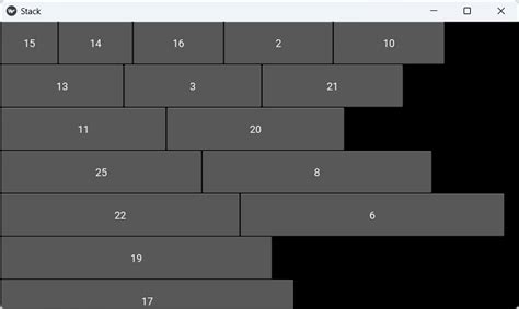 Kivy Android Stack 的图像结果