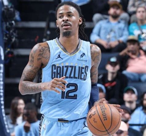 Ja Morant Trashes Trade Rumors With Grizzlies Tattoo At His Back ...