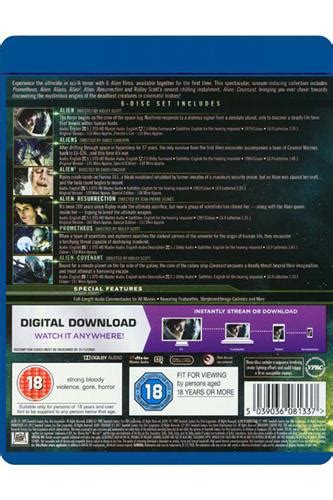 Alien 6 Film Collection Blu-ray Steelbook Unboxing 的图像结果