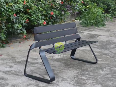 花园靠背路椅、广场休闲长椅、园林铁座椅_长椅_广州市康图家具有限公司