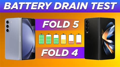 Galaxy Z Fold 5 vs Galaxy Z Fold 4 | Battery test, Display test ...