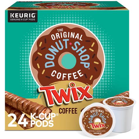 The Original Donut Shop TWIX Flavored Coffee, Keurig K-Cups, 24 Count ...