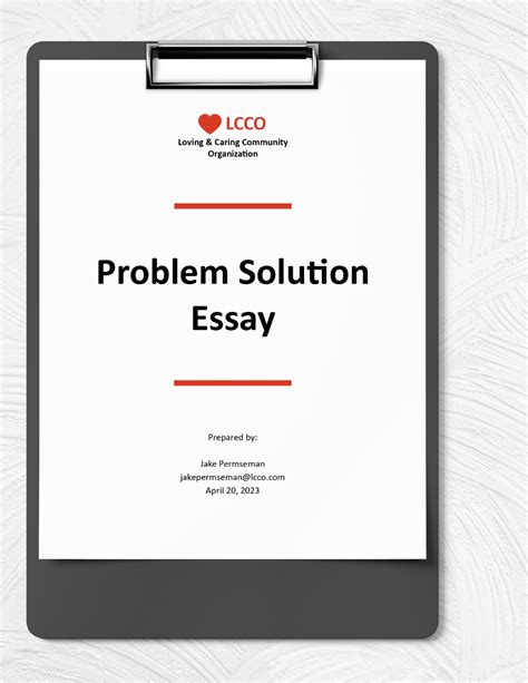 Image result for Problem Solution Essay Outline Example