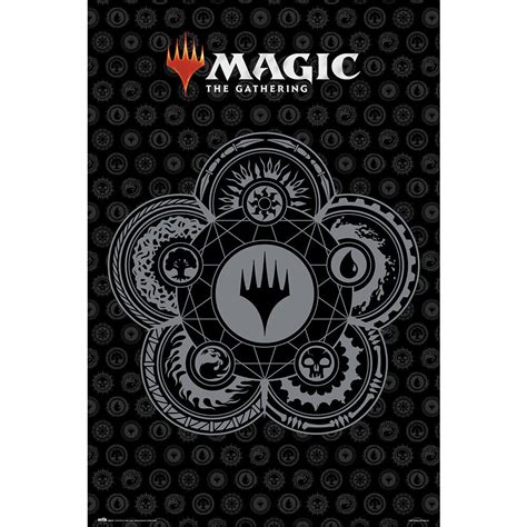 MAGIC GATHERING SYMBOLS 24x36 GAME 85413