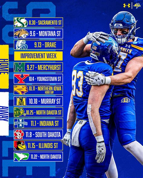 South Dakota State Football | 𝐓𝐡𝐞 𝟐𝟎𝟐𝟓 𝐒𝐜𝐡𝐞𝐝𝐮𝐥𝐞 𝐢𝐬 𝐒𝐞𝐭. #GoJacks 🐰🏈 ...