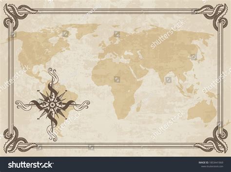 Blank Old World Map Vector 的图像结果