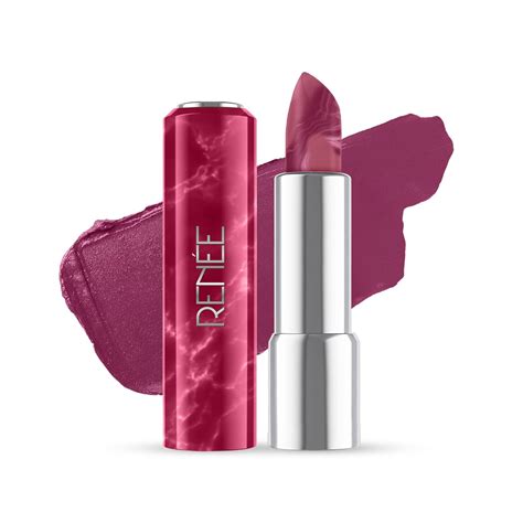 RENEE Marble Lipstick - Viola 4 Gm, Rich Payoff with high Color Pigment ...