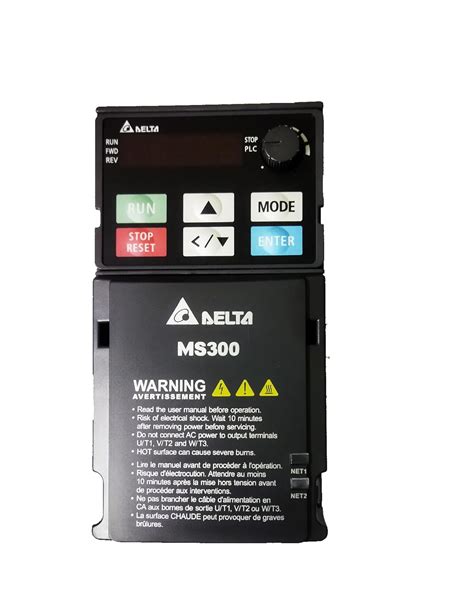 DELTA MS Series VFD VFD2A7MS43ANSAA Three Phase 415V 0.75 KW : Amazon ...