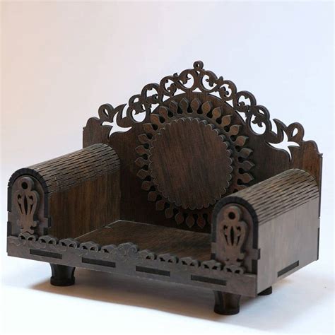 moradiya fresh Plywood Singhasan Temple for God, Laddu Gopal Sinhasan ...