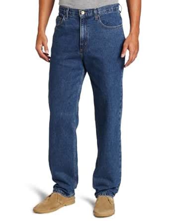 Buy Savane Men's Relaxed Straight 5-Pocket Jean, Stonewash, 42x30 at ...