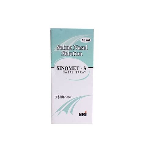 Sinomet S Nasal Spray 10ml Price, Uses, Side Effects, Composition ...