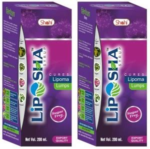 Liposha Syrup 200 ml for skin lumps Price in India - Buy Liposha Syrup ...