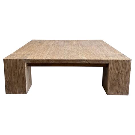 Reclaimed Wood Square Coffee Table