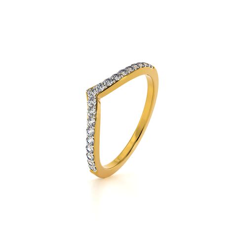 Crown Arc 9KT Gold Laboratory Grown Diamond Ring – PALMONAS