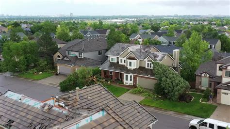 EF1 Tornado Damages Huge Homes In Highlands Ranch, Colorado - Videos ...