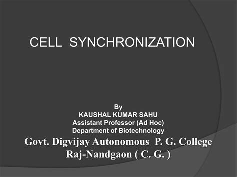 Image result for Cell Cycle Synchronization