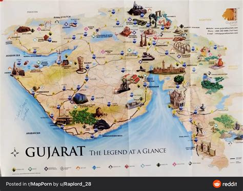 Gujarat tourism map : r/gujarat