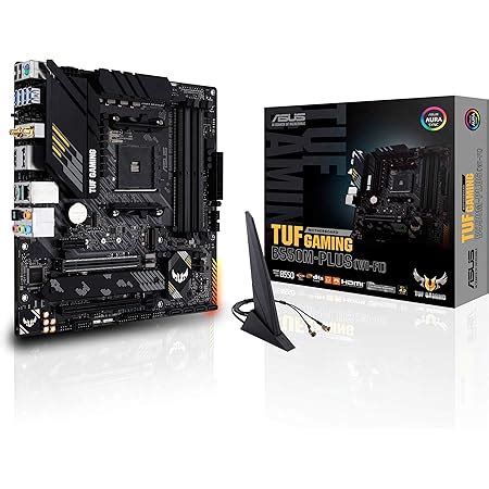 ASUS TUF GAMING B550M-PLUS WiFi II AMD AM4 (3rd Gen Ryzen) microATX ...