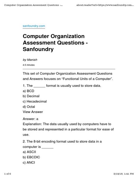 Computer Basic Questions and Answers 的图像结果