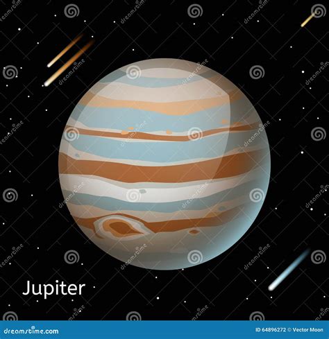 Jupiter Planet 3d Vector Illustration Stock Vector - Illustration of astronaut, exploration ...