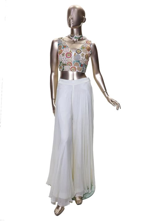 Attractive Indo-Western Sharara Set | Aliyana – Aliyana Designer Wear