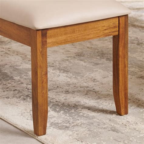 Giza Composite Marble Top 6-Seater Dining Set with Chairs and Bench ...