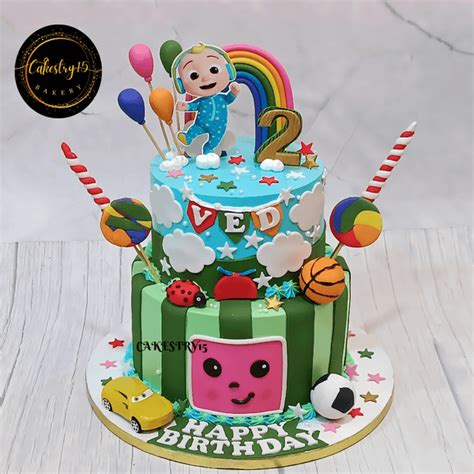 Cocomelon Sports Adventure 2kg Cake | Custom Birthday Cake – CAKESTRY15