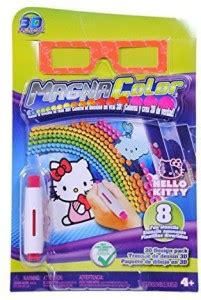Tech4Kids Magna Color 3D Hello Kitty Stencil Design Pack - Magna Color ...