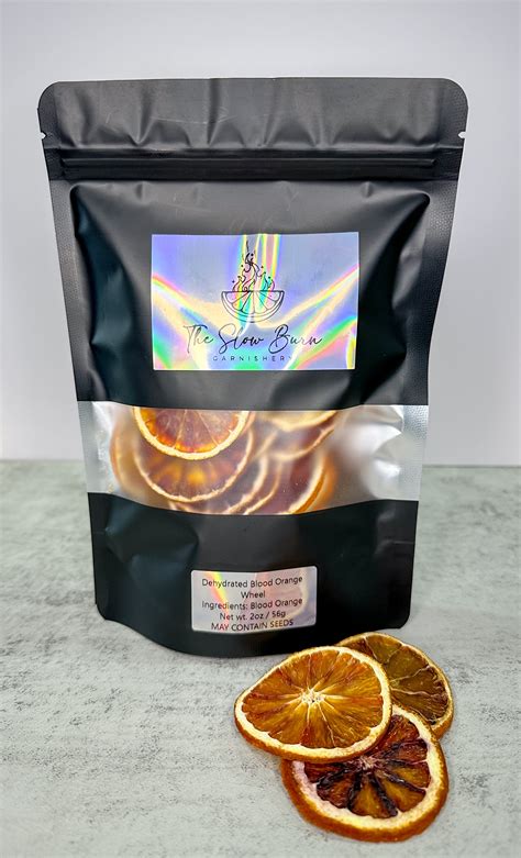 Dehydrated Blood Orange Wheels – The Slow Burn Company