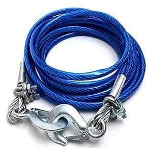 Favoto 12mm Car Tow Cable 4 Miter Long - 7 Ton Capacity Towing Super ...