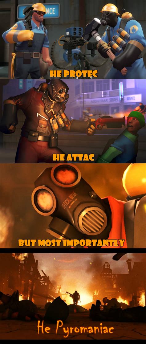 Pyro is a versatile class : r/tf2memes