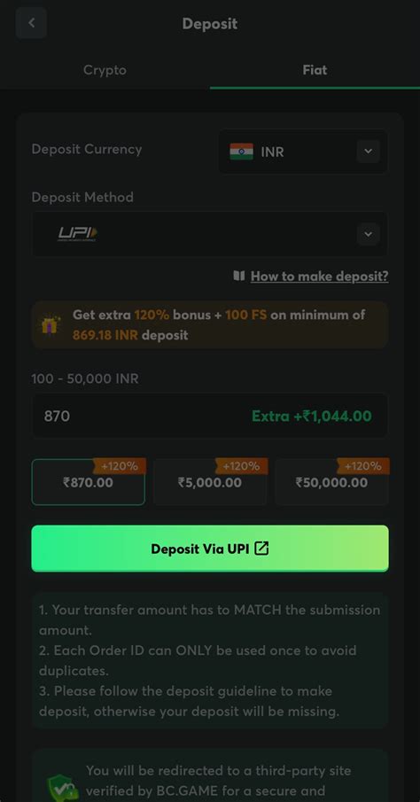 BC Game Deposit Methods: Time, Problems, Minimum Limits