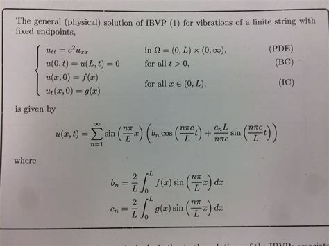 Image result for wave equation solutions
