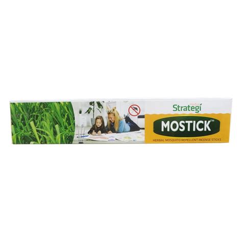 Herbal Strategi Mostick Mosquito Repellent Incense 120 Sticks : Amazon ...