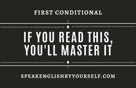 Image result for First Conditional Examples