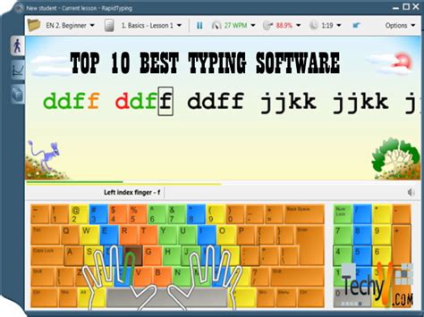 Typing Software 的图像结果