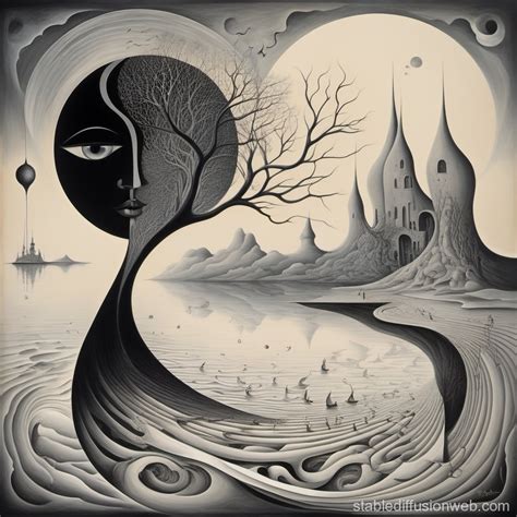 Tension in Non-Representational Art | Stable Diffusion Online