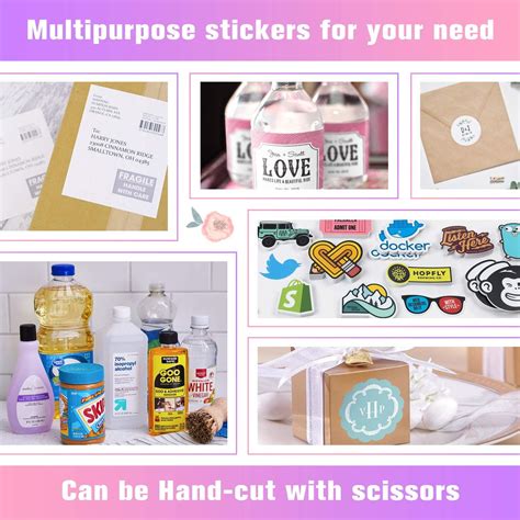 Buy Koala Printable Vinyl Sticker Paper for Inkjet Printers 20 Sheets ...