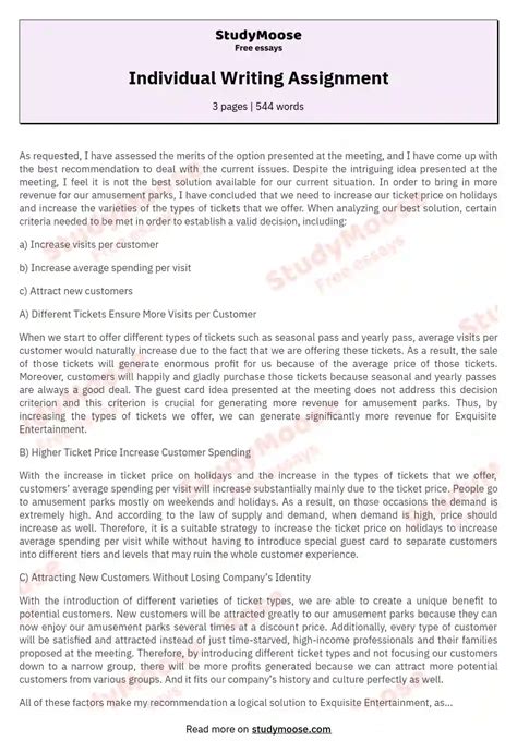 Image result for Individual Assignment