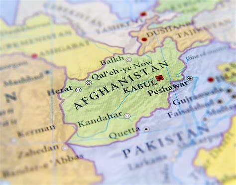 afghanistan world map location