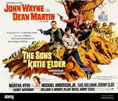 THE SONS OF KATIE ELDER 1965 Paramount Pictures film with John Wayne ...