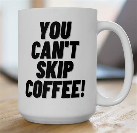 I Think You Should Leave, You Can't Skip Lunch Inspired, Ceramic Coffee ...
