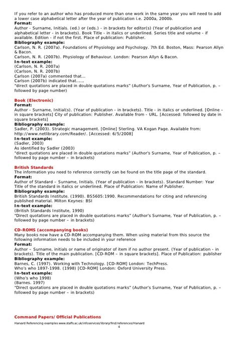 Image result for Harvard Referencing Examples