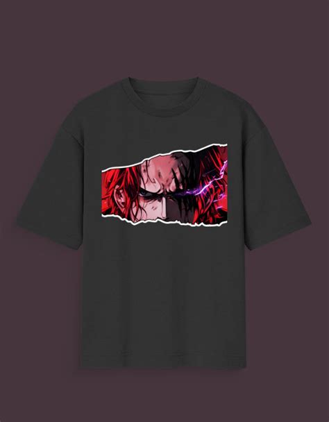 Shanks Haki Oversized T-Shirt Anime Tee with Bold Graphic | AnimeVerseStore